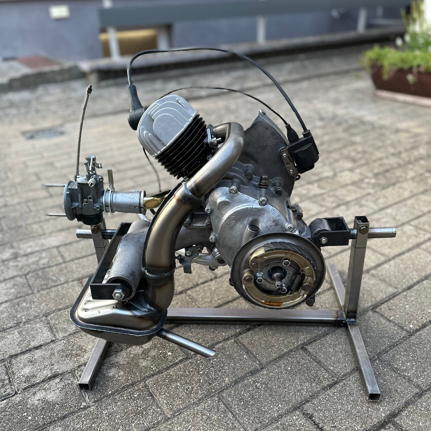 Baupläne Motorständer Vespa Smallframe
