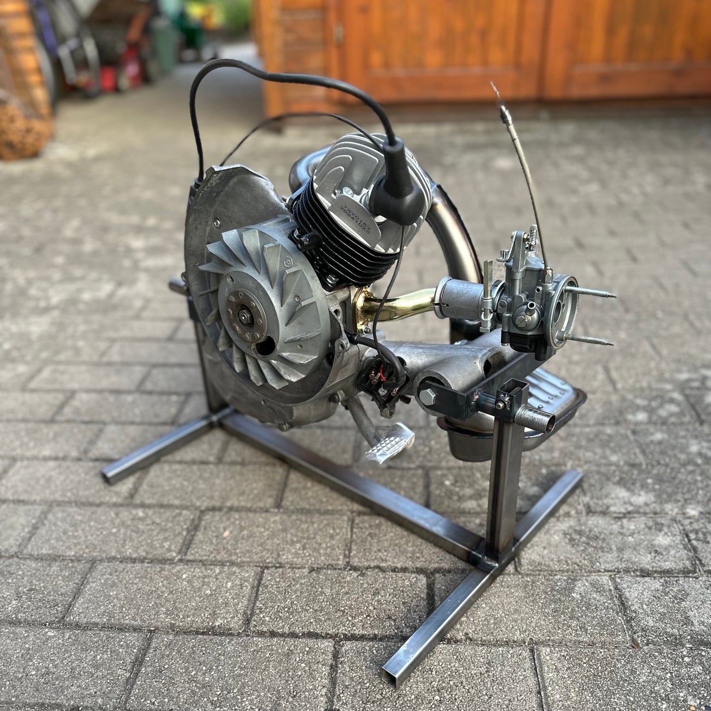 Baupläne Motorständer Vespa Smallframe