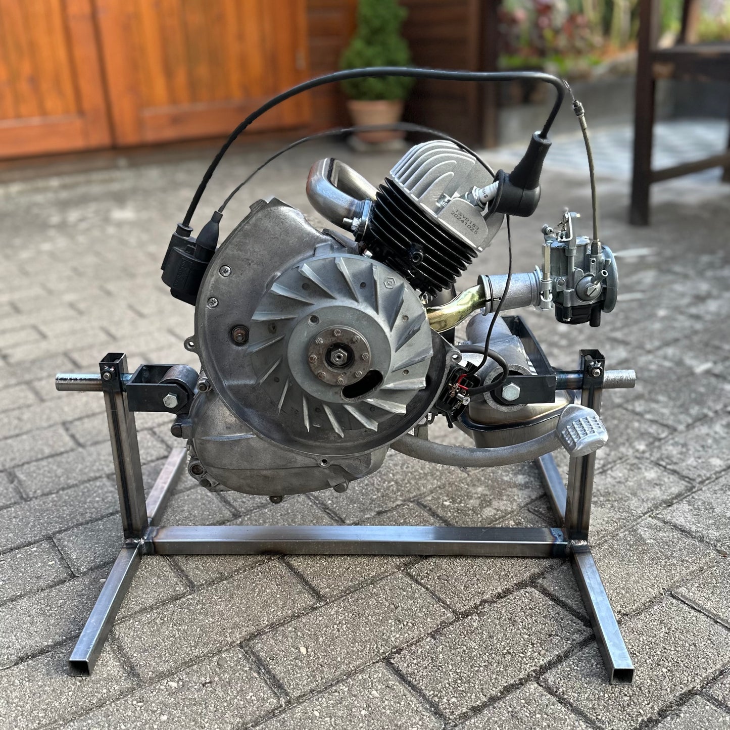 Baupläne Motorständer Vespa Smallframe